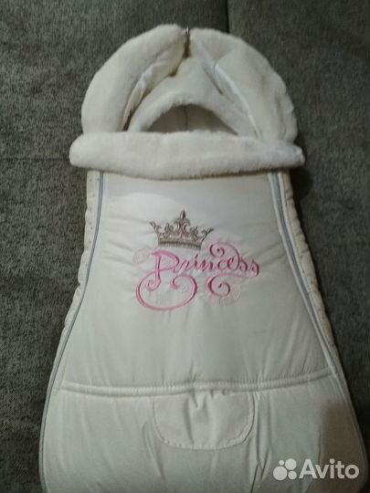 Конверт на выписку зимний для девочки