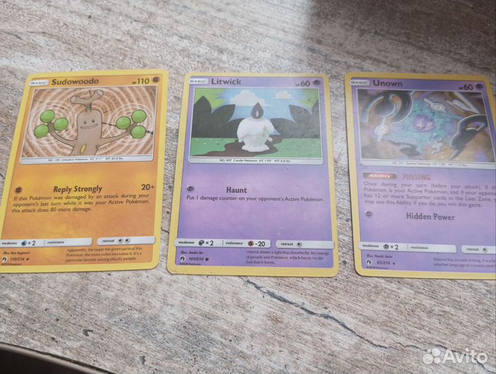 Карточки покемон