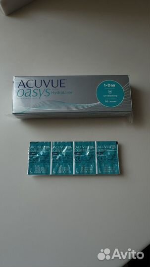 Линзы acuvue oasis 1 day -3.50