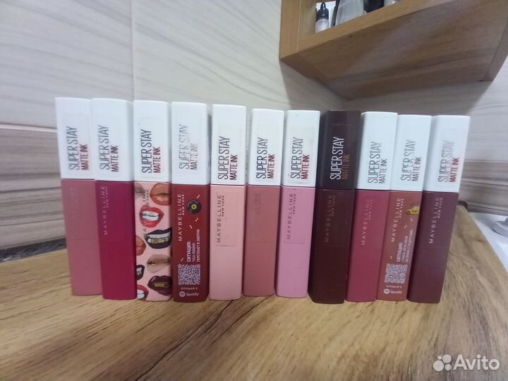 Помады Maybelline Super stay Matte Ink и другие