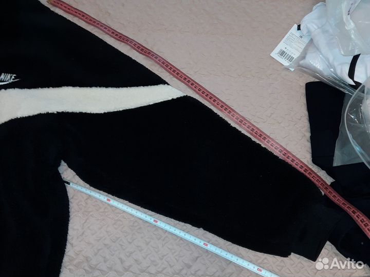 Толстовка на молнии nike махнатая 2XL двусторонняя