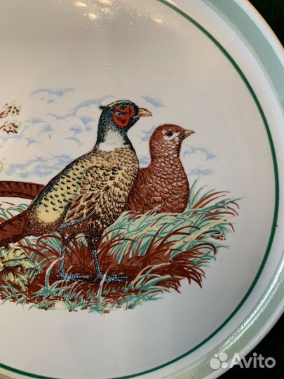 Блюдо фарфоровое «Куропатки»