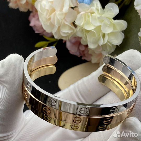 Браслет Cartier Love, белое золото