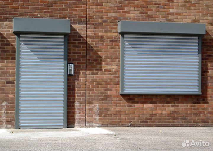 Защитные роллеты для дверей Алютех 1100х1500мм