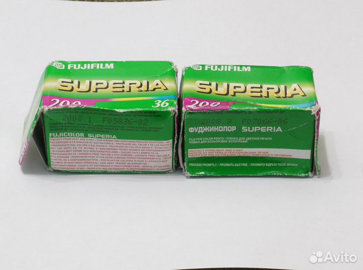 Фотопленка Fujifilm Superia 100,200,800 просрочка
