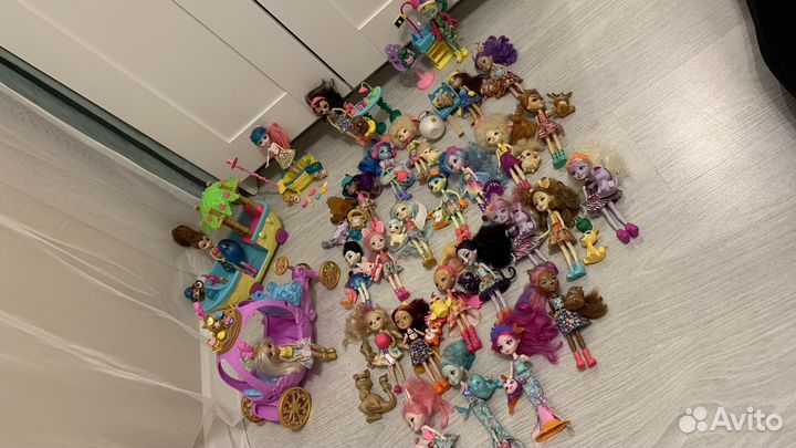 Куклы enchantimals с питомцами