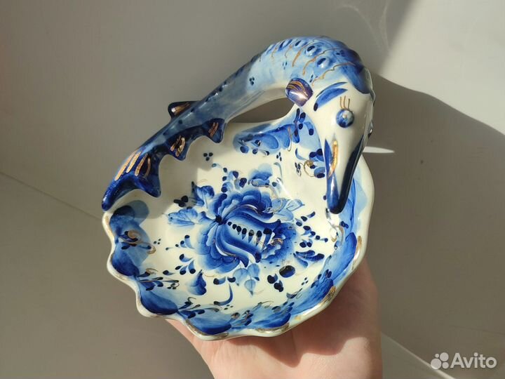Икорница гжель щука