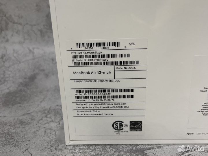 MacBook Air 13 M1 8/256 Gray (Новый)