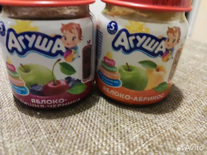 Детское фруктовое пюре агуша