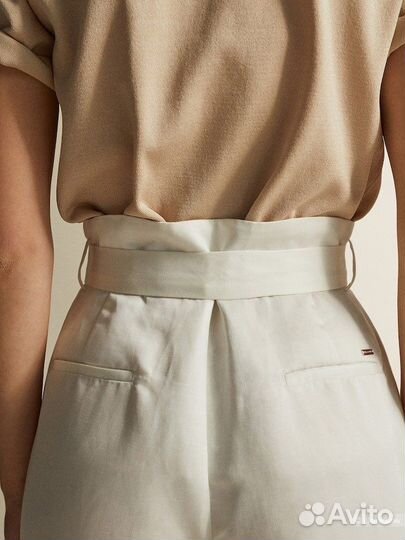 Massimo dutti льняные брюки 36 (наш 44)