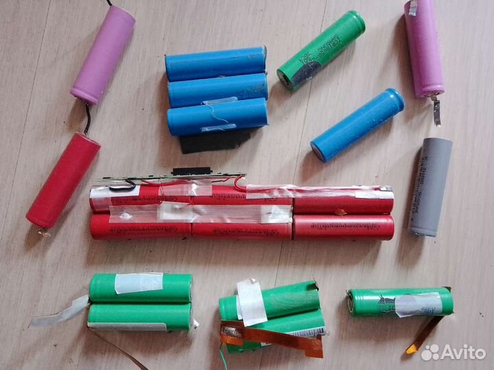 Литиевые аккумуляторы 18650 бу