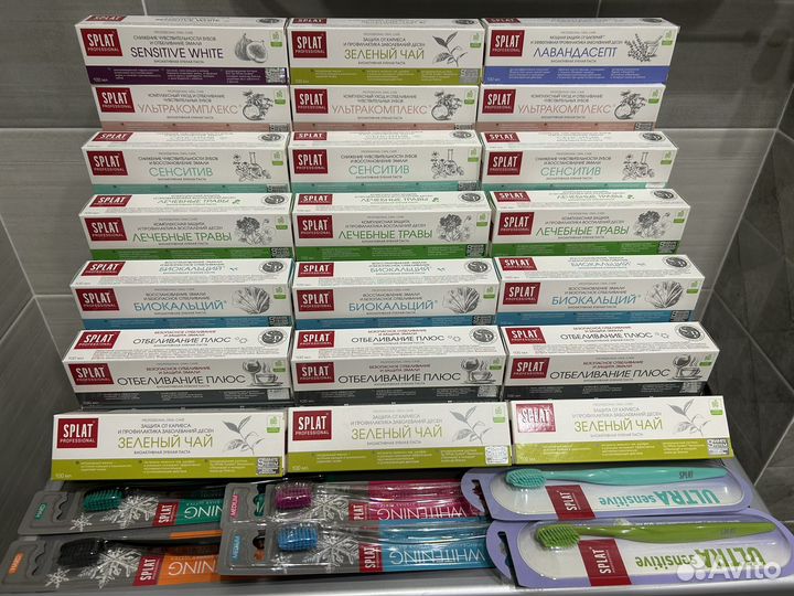 Splat щетки, пасты, нить, ополаскиватель