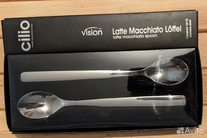 Ложки cilio latte macchiato, 2 шт