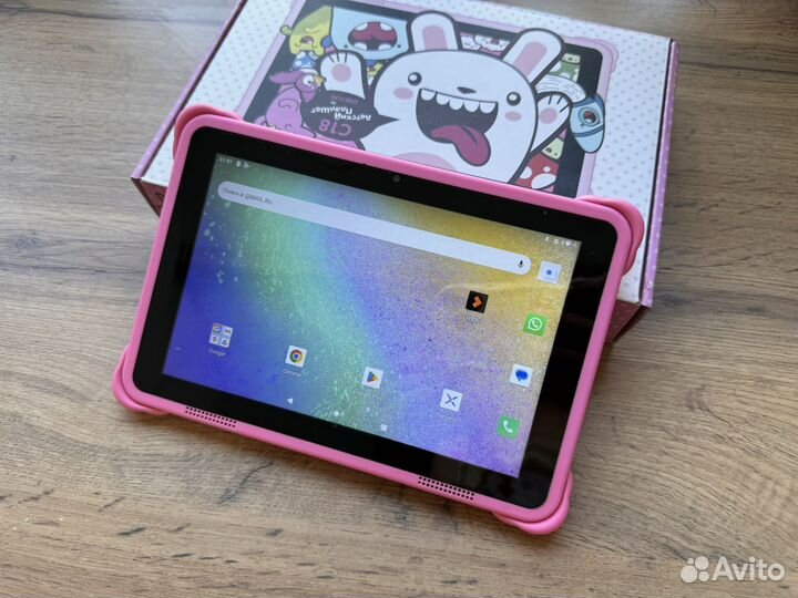 Планшет детский dexp c18 kids 32 гб розовый