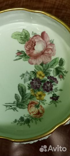 Винтажное фарфоровое блюдо. 1940-е годы