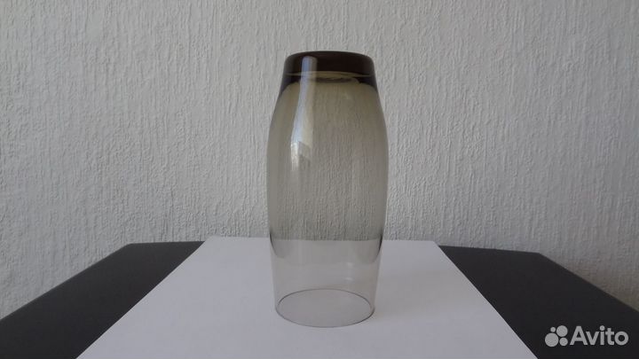 Стакан из цветного дымчатого стекла высокий, СССР