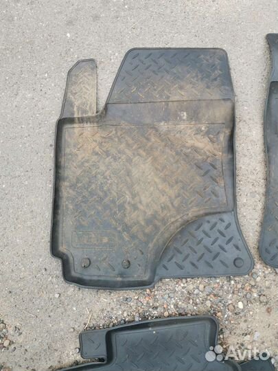 Kia cerato 2, коврики салон+багажник