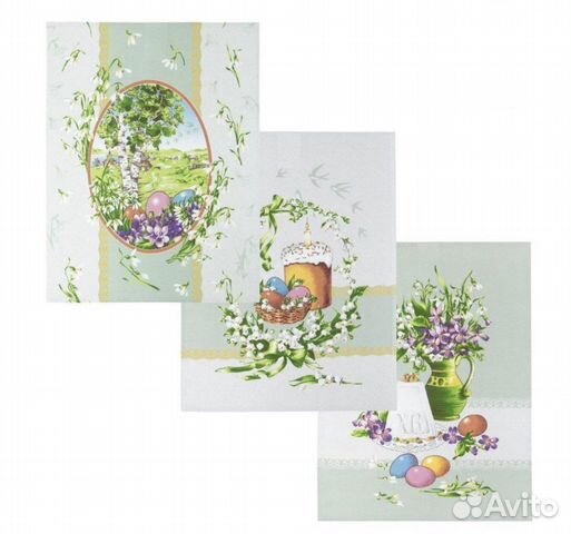 Набор кухонных полотенец к Пасхе