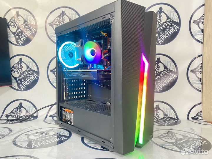 Мощный игровой Пк: 10 Ядер+Видео 8гб+SSD 512гб