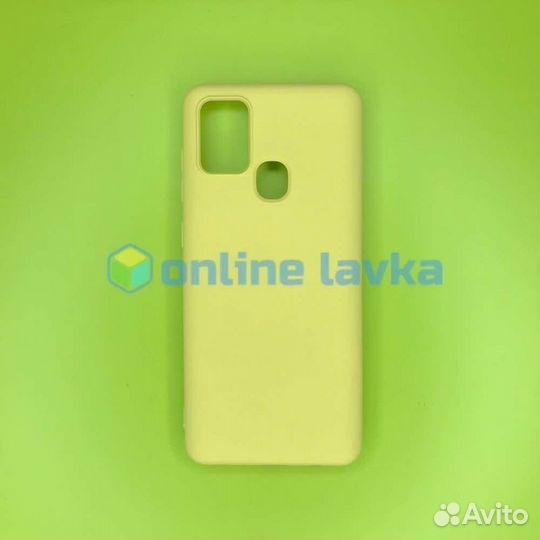 Чехол Activ Original для Samsung A21s желтый
