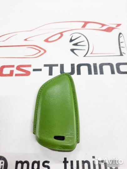 Чехол для ключа BMW зеленый стиль 2
