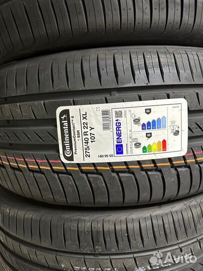 Continental PremiumContact 6 SSR 275/40 R22 и 315/35 R22