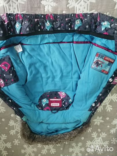 Зимний костюм для девочки 128