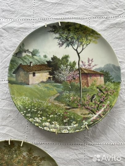 Настенная винтажная тарелка (Италия)