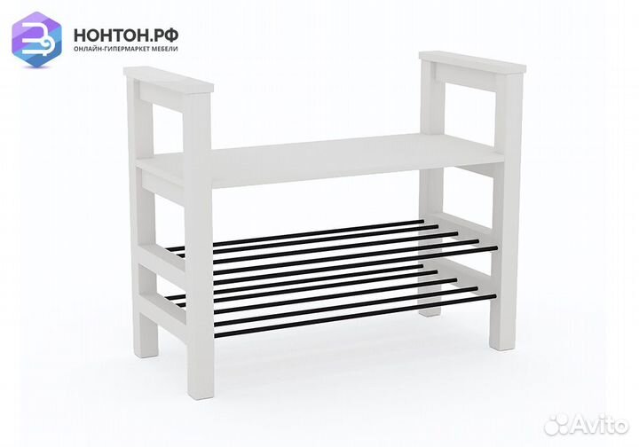 Стеллаж для обуви khimki белый