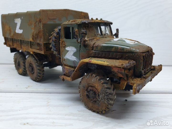 Модель грузовика урал 4320 1/43 СССР сво Z
