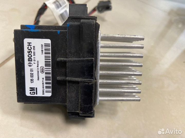 Резистор печки Chevrolet Cruze J300 F16D3 2014