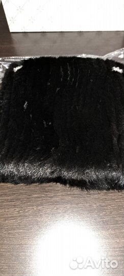 Шапка норковая женская вязанная