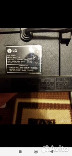 Видеомагнитофон lg