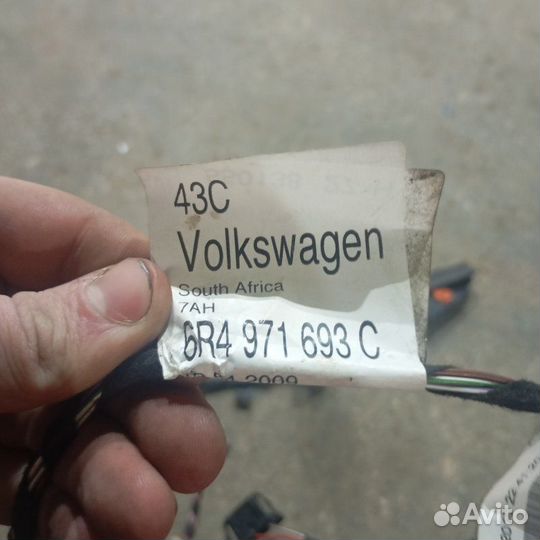 Проводка двери задняя правая Volkswagen Polo