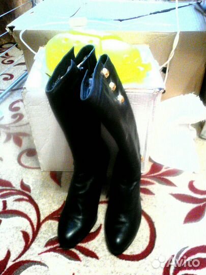 Сапоги натуральные