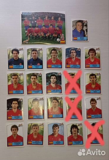 Panini Чемпионат Европы 1988