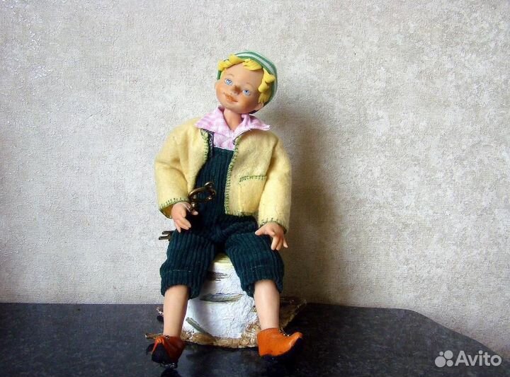 Интерьерная авторская кукла Буратино. На заказ