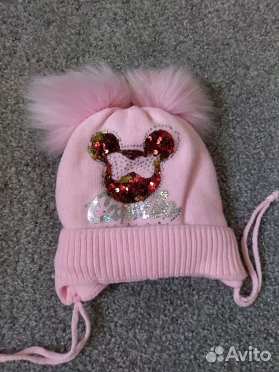 Шапка зимняя и манишка