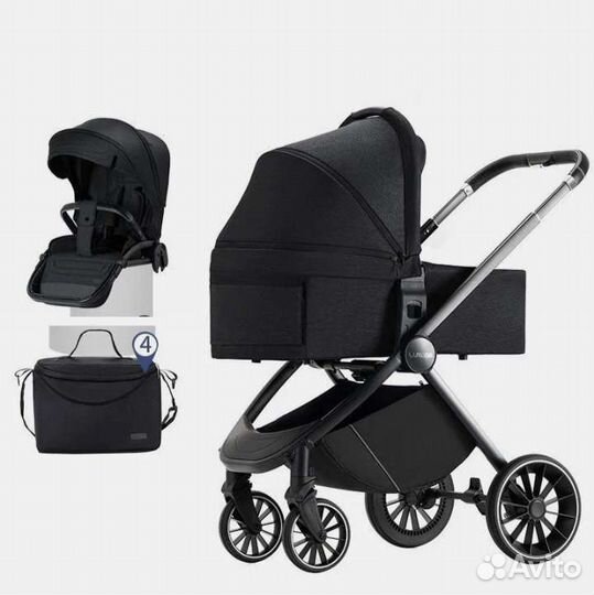 Коляска 3в1 Luxmom