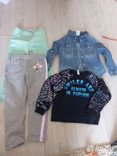 Вещи пакетом на девочку 104