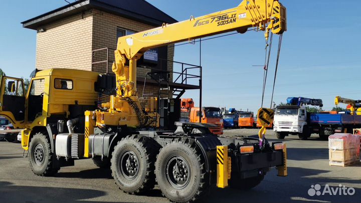 Шасси КАМАЗ 43118-3011-50 с КМУ Soosan, 2024