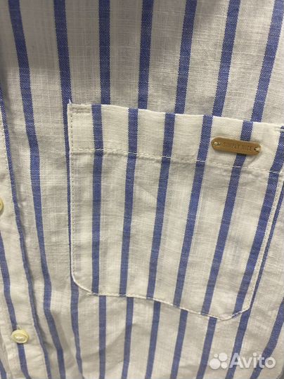 Льняная рубашка zara