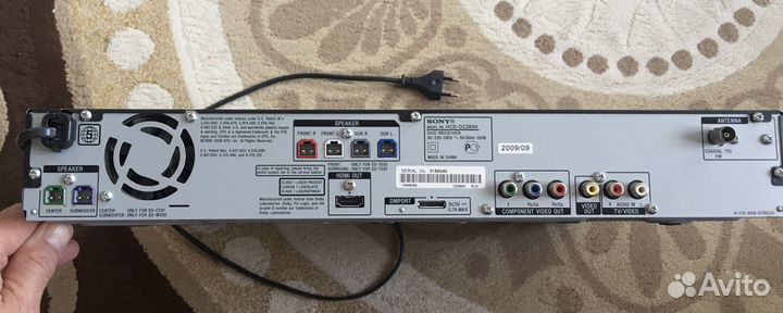 Домашний кинотеатр sony hcd-dz285k