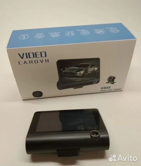 Автомобильный регистратор для такси с 3 камерами