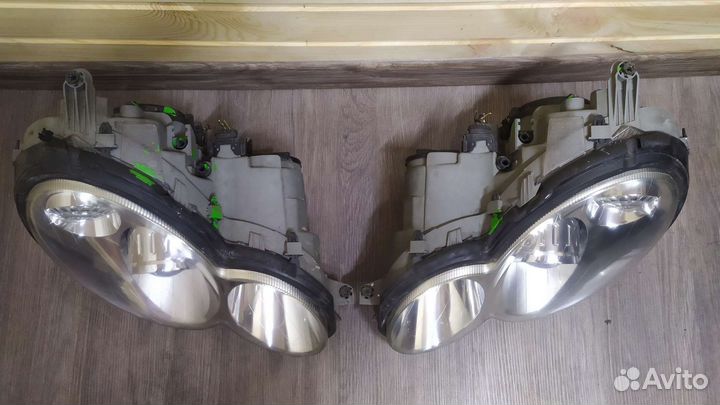 Фары биксенон (пара) Mercedes w203 купе