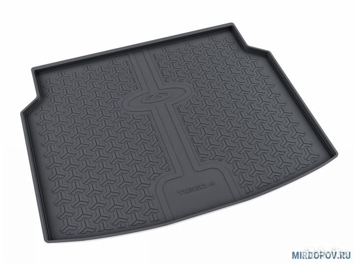 Ковер в багажник полиуретан Chery Tiggo 4 (2020-н