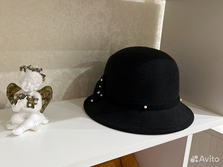 Шляпа фетровая женская