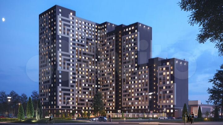 1-к. квартира, 38,7 м², 22/25 эт.
