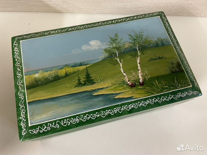 Шкатулка Великий устюг СССР - роспись