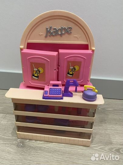 Кафе для барби с аксессуарами